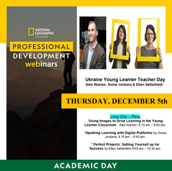 Cendux tiene el placer de invitarle al Triple Seminario Internacional: “Ukraine Young Learner Teacher Day»